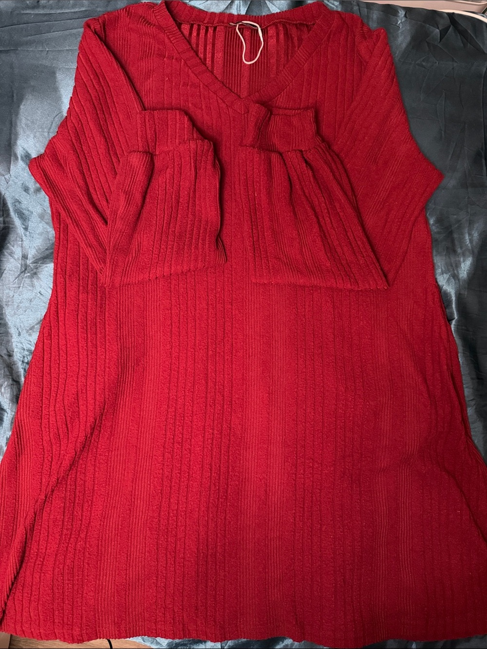 Sampeel V-Neck Fall Dress